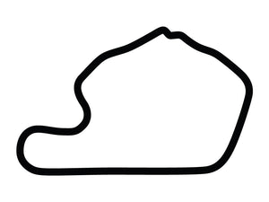Lime Rock Park with Chicanes Variant 1 Decal