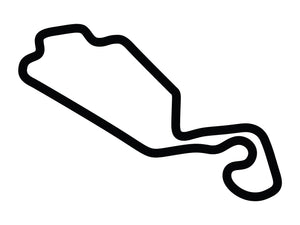 New Jersey Motorsports Park Thunderbolt with Both Chicanes Decal