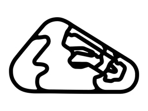 Pocono Int'l Raceway Full Course Layout Decal