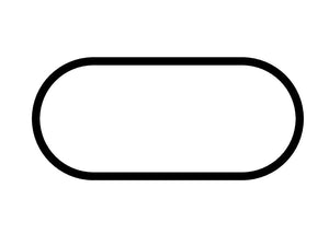 Dover International Speedway Oval Decal