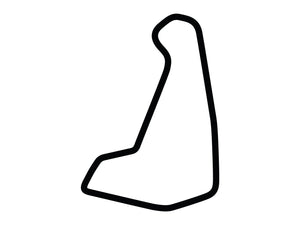 Carolina Motorsports Park East Course Decal