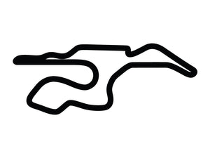 Sonoma Raceway (Infineon) Indy Course Decal