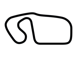 Charlotte Motor Speedway Short Infield Course Decal