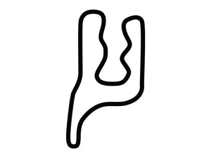 Virginia International Raceway Kart Track Decal