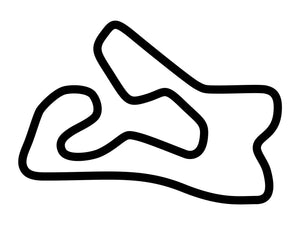 Carolina Motorsports Park Kart Track Decal