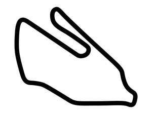 Mountain View Raceway Long Circuit Decal