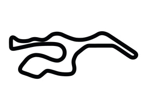 Sonoma Raceway (Infineon) Long Alternate Course Decal