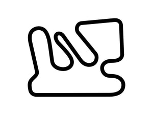 Michiana Raceway Park Long Track "B" Decal