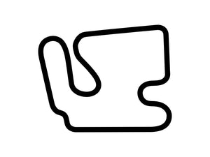 Michiana Raceway Park Retro Track "C" Decal