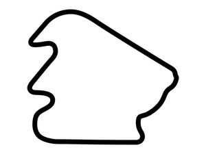 Pocono Int'l Raceway North South Option 2 Course Decal