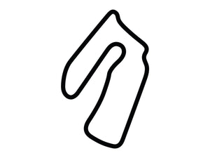 Las Vegas Motor Speedway Old South Course Decal