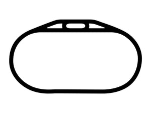 Texas Motor Speedway Oval Decal