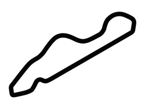 National Corvette Museum Motorsports Park Race Loop With Chicane Course Decal