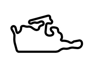 Reno-Fernley Raceway Course 'C' Decal