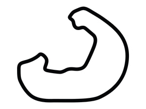 Pocono Int'l Raceway South Option 1 Course Decal