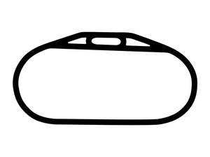 Charlotte Motor Speedway Oval Decal