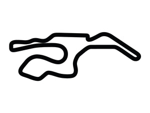 Sonoma Raceway (Infineon) WTCC Course Decal