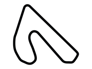 Carolina Motorsports Park West Course Decal