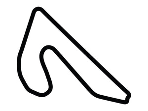 Carolina Motorsports Park Extended West Course Decal