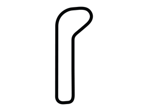 The Podium Club Short West Course Decal